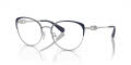 Emporio Armani EA1150 Shiny Silver/Blue (3368) Eyeglasses - Color Image
