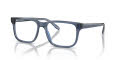 Emporio Armani EA3218 Shiny Transparent Blue (5072) Eyeglasses - Color Image