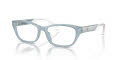Emporio Armani EA3238U Shiny-Opaline-Azure (6096) Eyeglasses - Color Image