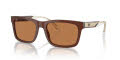 Emporio Armani EA4224 Shiny-Opaline-Brown / Brown (609573) Sunglasses - Color Image