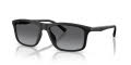Emporio Armani EA4257U Matte Black/Grey Gradient Polarized (500181) Sunglasses - Color Image