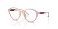 Emporio Armani Kids EK4005U Shiny Pink/Clear (62751W) Sunglasses - Color Image