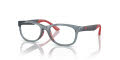 Emporio Armani Kids EK3001 Shiny Transparent Blue (5072) Eyeglasses - Color Image