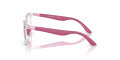Emporio Armani Kids EK3006 Shiny Transparent Pink (6139) Eyeglasses - Variant Image - Image 3