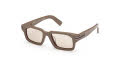 Ermenegildo Zegna EZ0255 Shiny Light Brown (45E) Sunglasses - Color Image