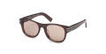 Ermenegildo Zegna EZ0268 Shiny Dark Brown (48E) Sunglasses - Color Image