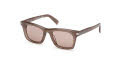 Ermenegildo Zegna EZ0270 Shiny Dark Brown (51E) Sunglasses - Color Image