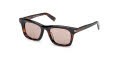 Ermenegildo Zegna EZ0270 Dark Havana (55E) Sunglasses - Color Image