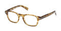 Ermenegildo Zegna EZ5293 Light Brown/Striped (047) Eyeglasses - Color Image