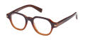 Ermenegildo Zegna EZ5295 Light Brown/Gradient / Light Brown/Monocolor (050) Eyeglasses - Color Image