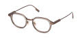 Ermenegildo Zegna EZ5296 Shiny Beige / Matte Light Bronze (057) Eyeglasses - Color Image