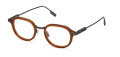Ermenegildo Zegna EZ5296 Shiny Light Brown / Matte Antiqued Gunmetal (045) Eyeglasses - Color Image