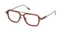 Ermenegildo Zegna EZ5297 Shiny Light Brown / Matte Dark Bronze (045) Eyeglasses - Color Image