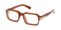 Ermenegildo Zegna EZ5301 Shiny Light Brown (045) Eyeglasses - Color Image