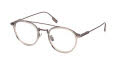 Ermenegildo Zegna EZ5315-D Shiny Dark Brown / Shiny Satin Light Bronze (048) Eyeglasses - Color Image