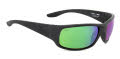 Hobie Hull Float Satin Black/Sea Green Mirror (HULL-B010126)) Sunglasses - Color Image