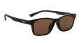 Hobie Crescent Satin Black Frame / Copper Polarized Clip (CRESCENT-010128) Sunglasses - Color Image