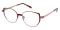 Jill Stuart JS 483 Matte Dark Burgundy (2) Eyeglasses - Color Image