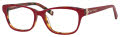 Juicy Couture Ju 154 Red Havana (01L9) Eyeglasses - Color Image