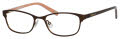 Liz Claiborne L 425 Dark Brown (0JWU) Eyeglasses - Color Image
