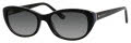 Liz Claiborne L 561S Black Lurex / gray gradient (0DV1/F8) Sunglasses - Color Image