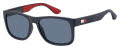 Tommy Hilfiger Th 1556/S Blush Red White / blue avio (08RU/KU) Sunglasses - Color Image