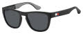 Tommy Hilfiger Th 1557/S Black Gray / gray blue (008A/IR) Sunglasses - Color Image