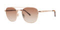 Lilly Pulitzer Kiawah Rose Gold Sunglasses - Color Image