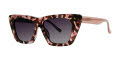 Kensie Just Enough Rosewood Tortoise Sunglasses - Color Image