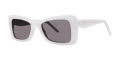 Vera Wang Loop White Sunglasses - Color Image