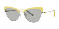 Vera Wang V610 Chartreuse Sunglasses - Color Image