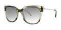 Vera Wang Camille Olive Tortoise Sunglasses - Color Image
