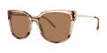 Vera Wang Camille Chiffon Tortoise Sunglasses - Color Image