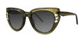 Vera Wang Crystal Olive Sunglasses - Color Image
