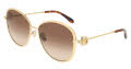 Salvatore Ferragamo SF333SR Gold/Brown Gradient (745) Sunglasses - Color Image
