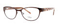 Fatheadz Dea Leora Chocolate / Cheetah Eyeglasses - Color Image