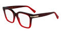 Salvatore Ferragamo SF3009 Red Dark (3950) Eyeglasses - Color Image