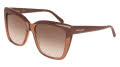 Salvatore Ferragamo SF1102S Burgundy/Transparent Brown (619) Sunglasses - Color Image