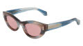 Salvatore Ferragamo SF2062SE Striped Sand Blue (314) Sunglasses - Color Image