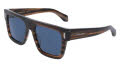 Salvatore Ferragamo SF2063SE Striped Brown (216) Sunglasses - Color Image