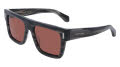 Salvatore Ferragamo SF2063SE Striped Grey (014) Sunglasses - Color Image