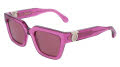 Salvatore Ferragamo SF2066S Transparent Cyclamen (665) Sunglasses - Color Image
