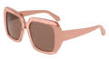 Salvatore Ferragamo SF2081S Transparent Rose/Pink (668) Sunglasses - Color Image