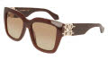 Salvatore Ferragamo SF2083SE Dark Brown (210) Sunglasses - Color Image