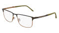 Flexon FLEXON E1151 Green Matte (2535) Eyeglasses - Color Image