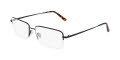 Flexon H6073 Black (1100RR) Eyeglasses - Color Image