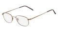Flexon Flexon 600 Shiny Brown (200) Eyeglasses - Color Image