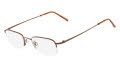 Flexon Flexon 607 Coffee (218) Eyeglasses - Color Image