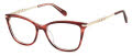 Fossil Fos 7177/G Burgundy Horn (K4G) Eyeglasses - Color Image