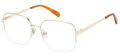 Fossil Fos 7163/G Light Gold (3YG) Eyeglasses - Color Image